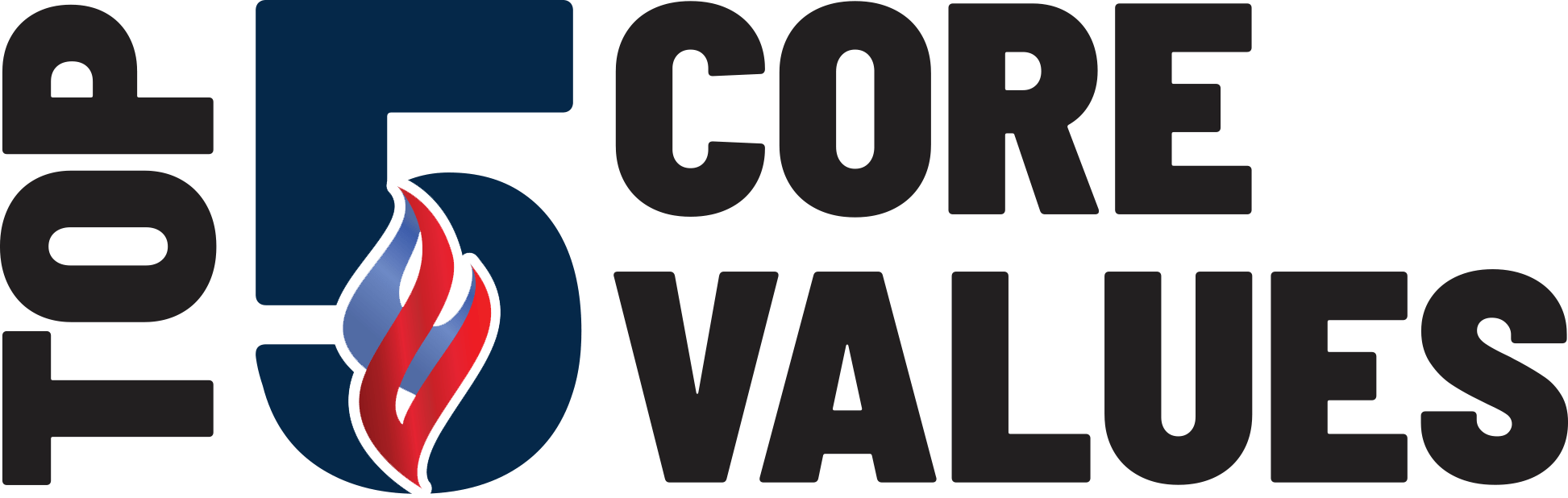 R&L Heating and Cooling top five core values badge